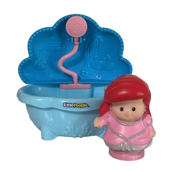 Fisher Price Little People Disney Princess Bath Time 2021 Little Mermaid 2012 - Picture 1 of 7